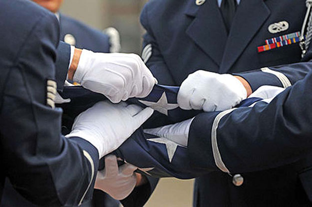 flag folding ceremony meaning